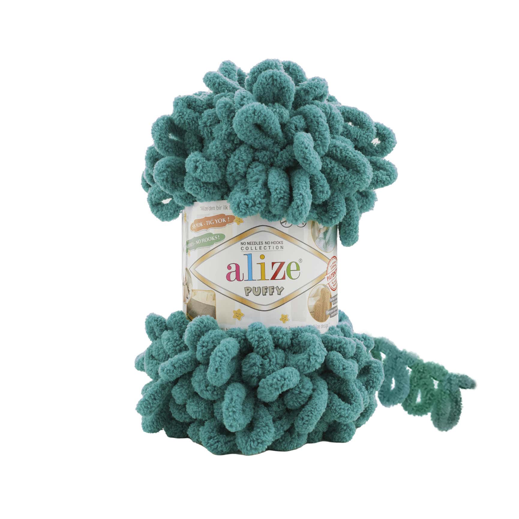 PUFFY-847- smaragdno zelena